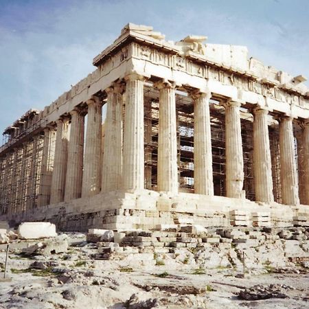 Neoclassical House At Metro Station Attiki 아테네 외부 사진